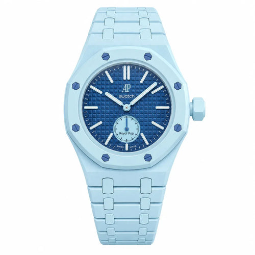 Light Blue Northline AP x Swatch Wristband Conversion Bracelet