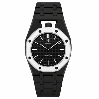 Black Northline AP x Swatch Wristband Conversion Bracelet