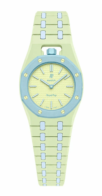 Blaue Acht 2-Tone AP x Swatch Wristband Conversion Bracelet