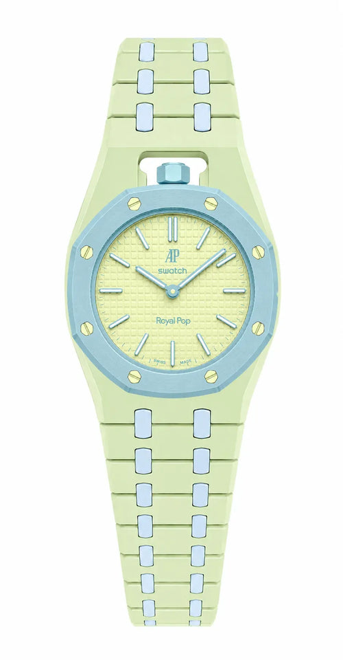 Blaue Acht 2-Tone AP x Swatch Wristband Conversion Bracelet