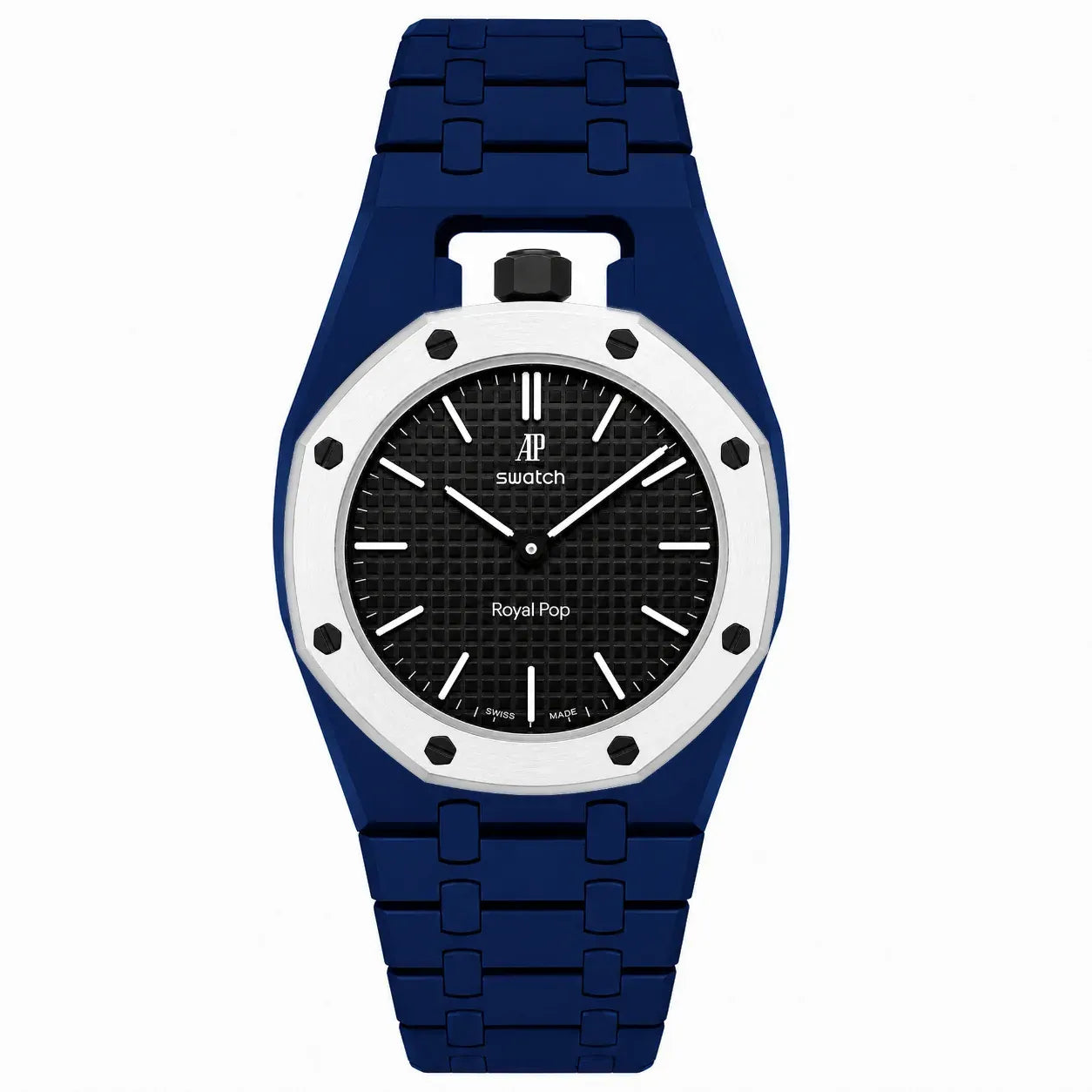 Dark Blue Northline AP x Swatch Wristband Conversion Bracelet