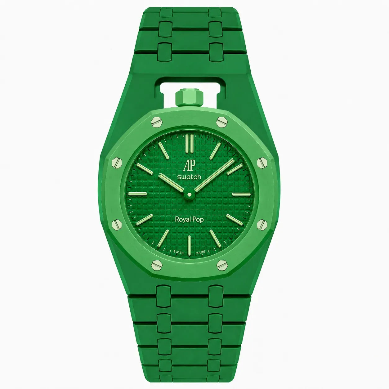 Green Northline AP x Swatch Wristband Conversion Bracelet