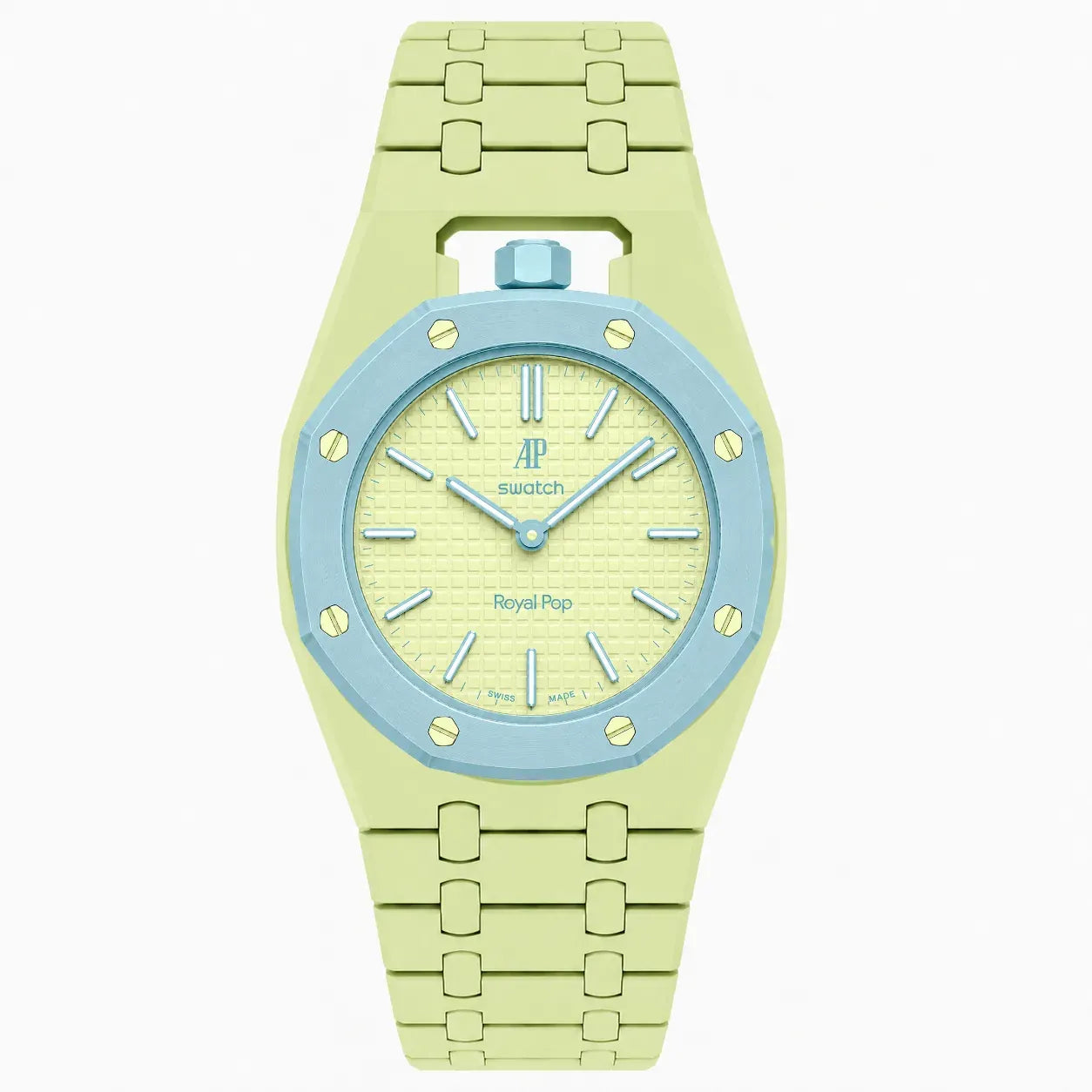Light Green Northline AP x Swatch Wristband Conversion Bracelet