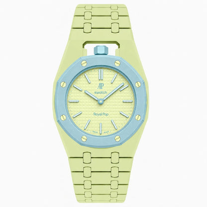 Light Green Northline AP x Swatch Wristband Conversion Bracelet