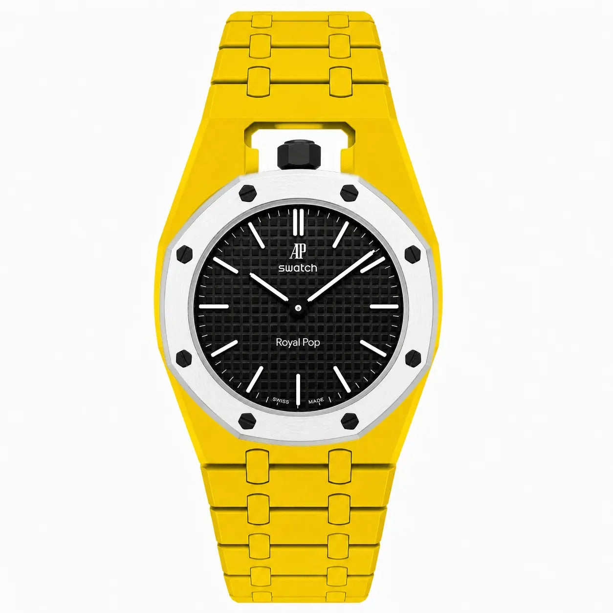 Yellow Northline AP x Swatch Wristband Conversion Bracelet