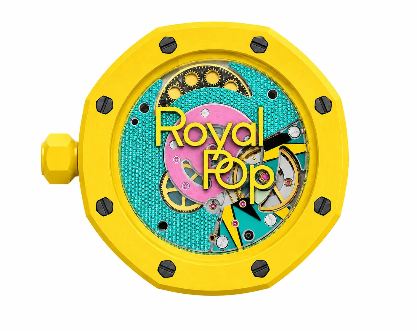 Yellow Northline AP x Swatch Wristband Conversion Bracelet