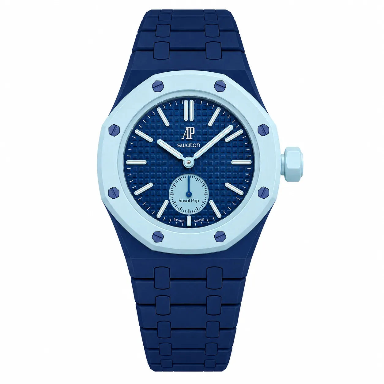 Dark Blue Northline AP x Swatch Wristband Conversion Bracelet