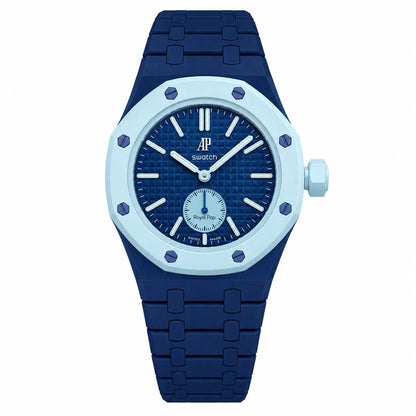 Dark Blue Northline AP x Swatch Wristband Conversion Bracelet