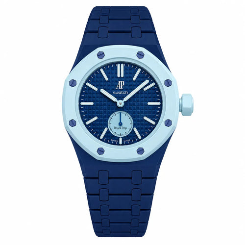 Dark Blue Northline AP x Swatch Wristband Conversion Bracelet