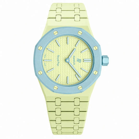 Light Green Northline AP x Swatch Wristband Conversion Bracelet