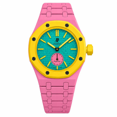 Pink Northline AP x Swatch Wristband Conversion Bracelet