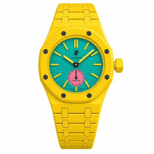 Yellow Northline AP x Swatch Wristband Conversion Bracelet