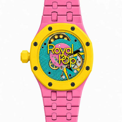Pink Northline AP x Swatch Wristband Conversion Bracelet