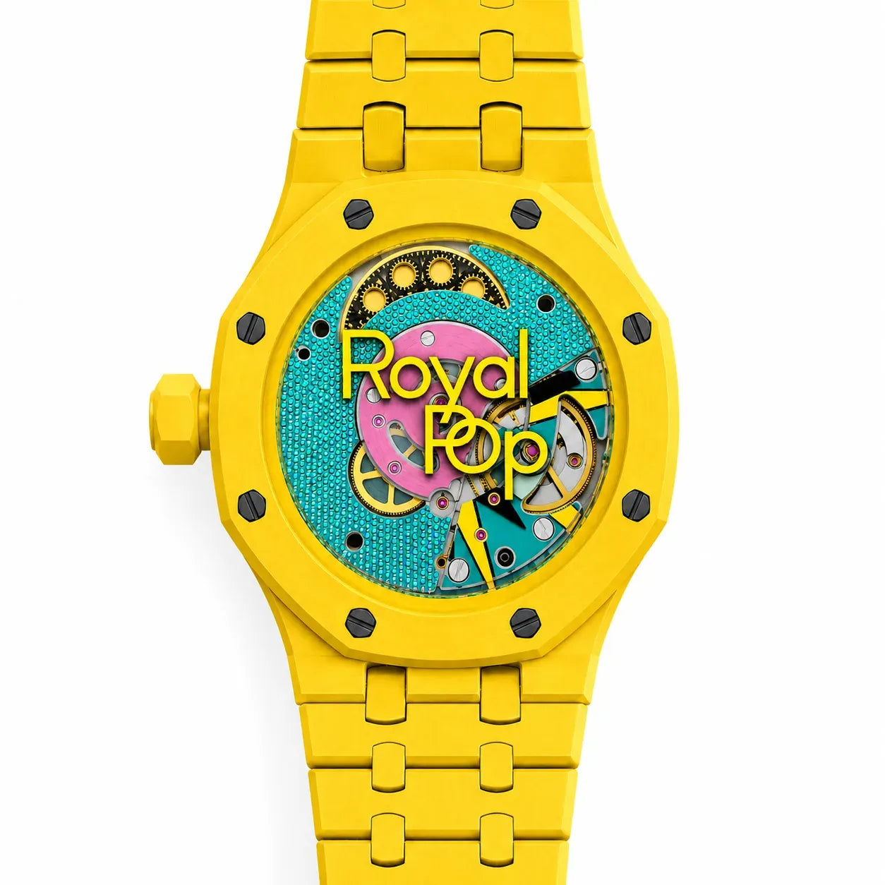Yellow Northline AP x Swatch Wristband Conversion Bracelet