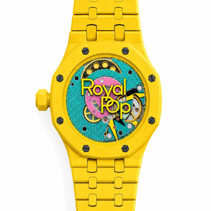 Yellow Northline AP x Swatch Wristband Conversion Bracelet