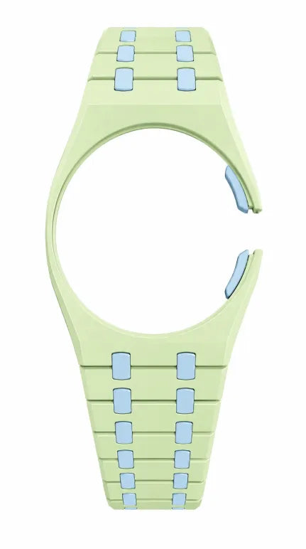 Blaue Acht 2-Tone AP x Swatch Wristband Conversion Bracelet