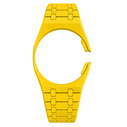 Yellow Northline AP x Swatch Wristband Conversion Bracelet